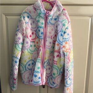 Place Pink and Blue sherpa sweat shirt